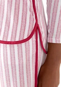 Women's Red Stripe Pajama Set