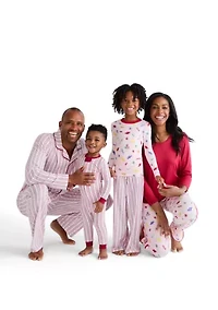 Women's Red Stripe Pajama Set