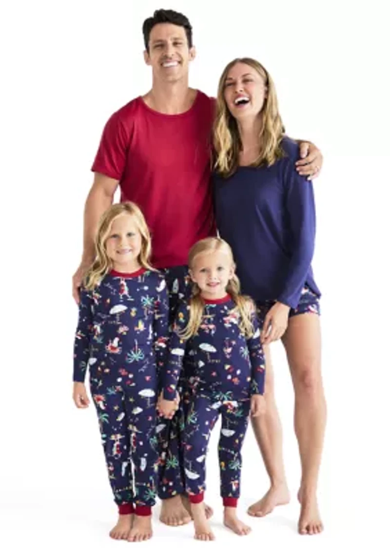 Women's Beachy Christmas Pajama Set