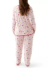 Plus Sweet Dreams Pajama Set