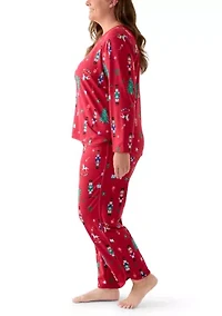 Plus Nutcracker Dreams Pajama Set