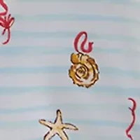 Women’s Shell Stripe Notch Pajama Set