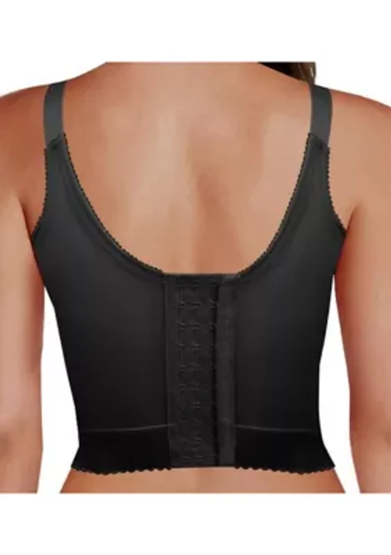 Embroidered Soft Cup Long Line Bra