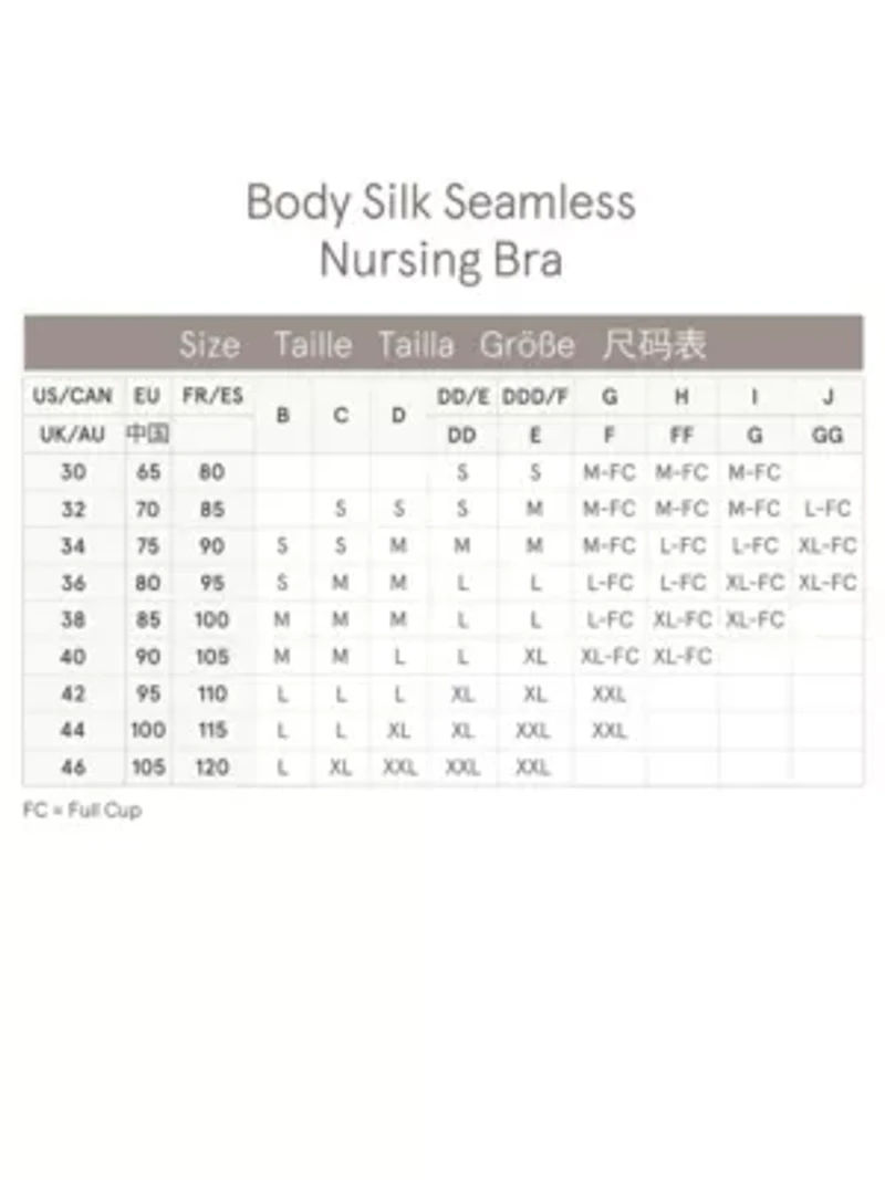 Body Silk Seamless Full Cup Maternity & Nursing Bra - Sustainable