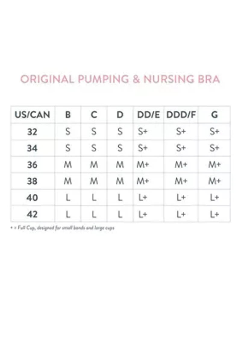 Original Organic Cotton Blend Full Cup Pumping and Nursing Bra