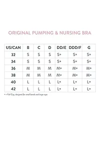 Original Organic Cotton Blend Pumping and Nursing Bra