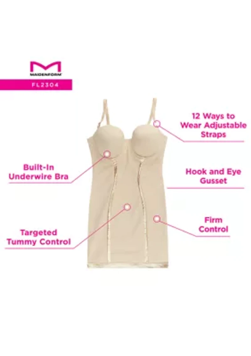 Easy-Up Strapless Full Slip - 2304