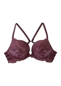 Underwire Push Up Plunge Bra