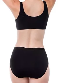 Essentials Full High Cut Cotton Brief