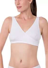 "Silk Magic" Microfiber Crossover Bra