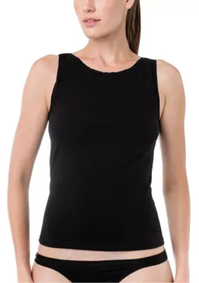 Cotton Camisole-High Neckline