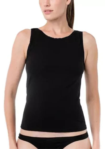 Cotton Camisole-High Neckline