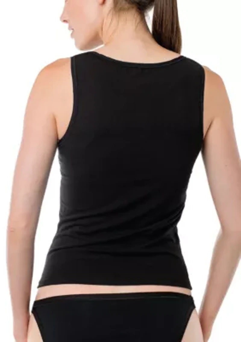 Cotton Camisole-High Neckline