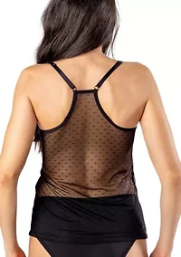 "Silk Magic"+ Mesh Contoured Camisole