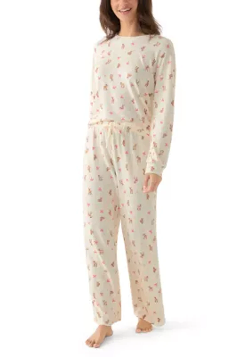 Women's Cozy Brushed Pajama Set