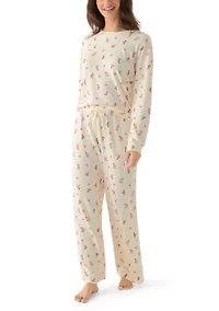 Women's Cozy Brushed Pajama Set