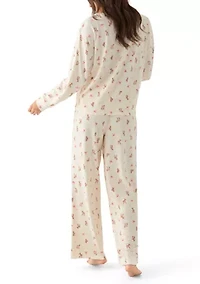 Women's Cozy Brushed Pajama Set