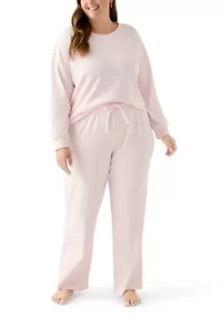 Women's Brushed Mini Thermal Pajama Set