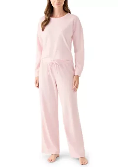 Women's Brushed Mini Thermal Pajama Set