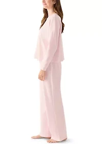 Women's Brushed Mini Thermal Pajama Set