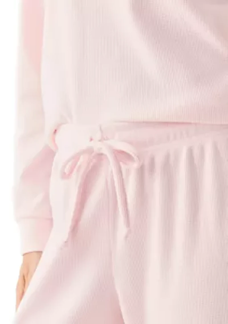 Women's Brushed Mini Thermal Pajama Set