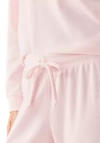 Women's Brushed Mini Thermal Pajama Set