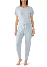 Women's Short Sleeve and Jogger Set