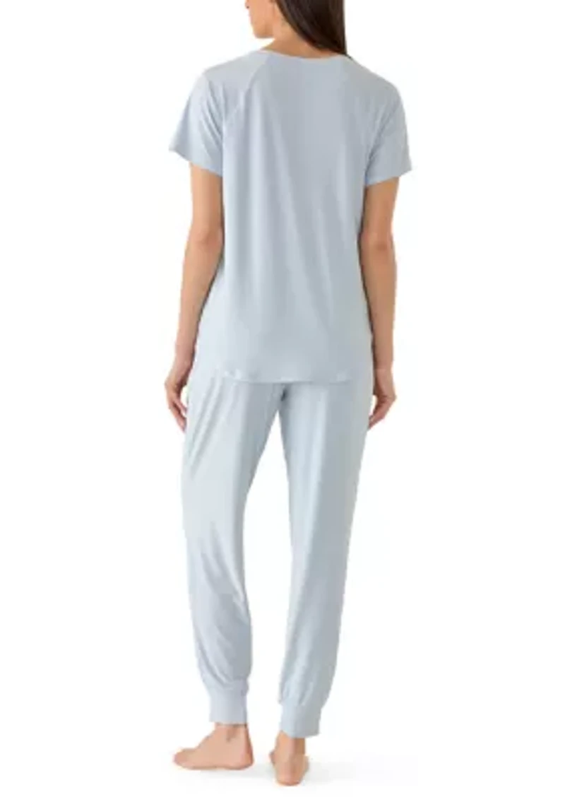 Women's Short Sleeve and Jogger Set