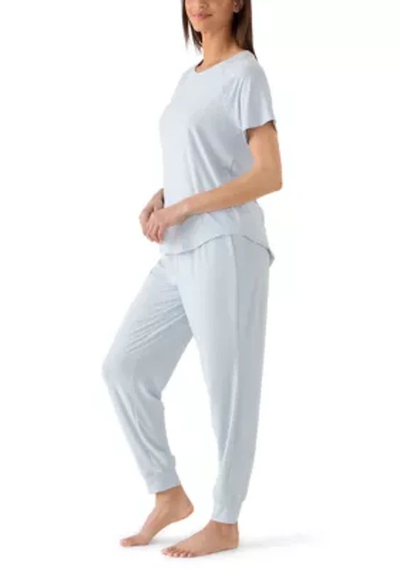 Women's Short Sleeve and Jogger Set