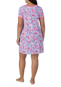 Plus Short Sleeve Sleepshirt