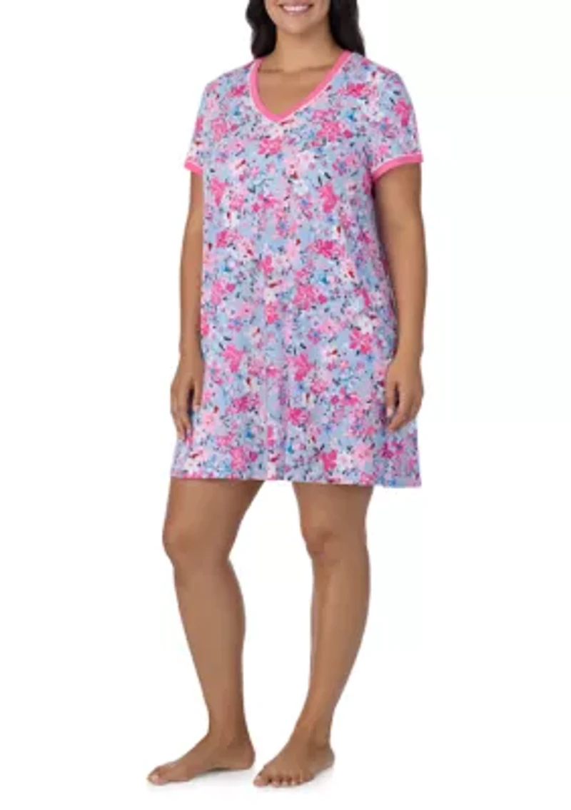 Plus Short Sleeve Sleepshirt