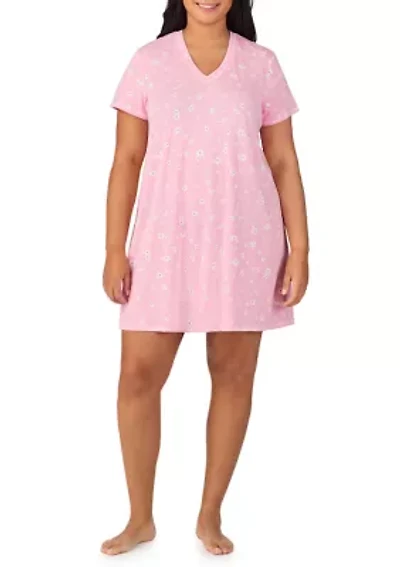 Plus  Short Sleeve Sleepshirt