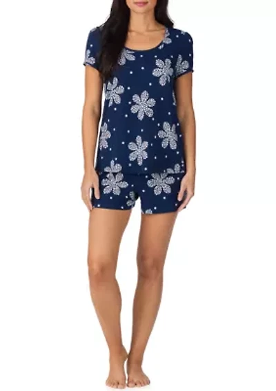 Women's Short Sleeve Shorts PJ Set