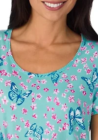 Women's Short Sleeve Shorts PJ Set