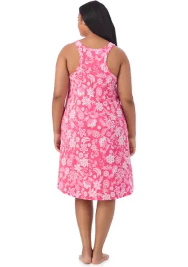 Plus Sleeveless Midi Gown