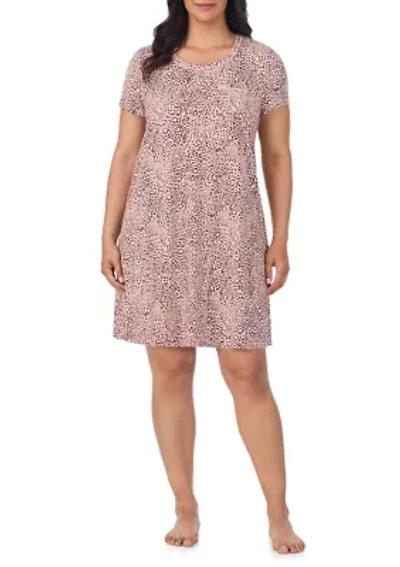 Plus Short Sleeve Chemise