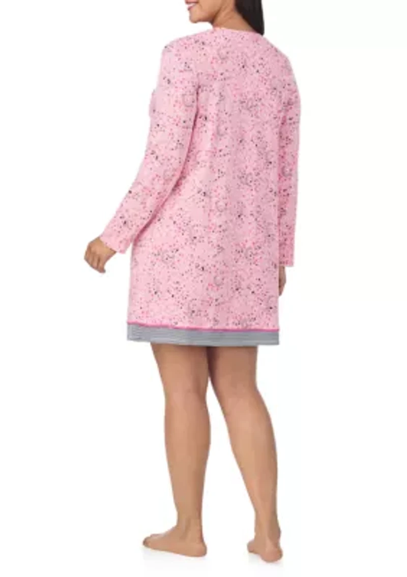Plus Long Sleeve Chemise