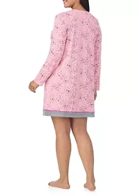 Plus Long Sleeve Chemise