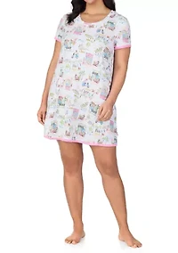 Women's Short Sleeve Sleep Shirt