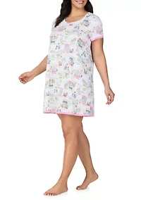 Women's Short Sleeve Sleep Shirt