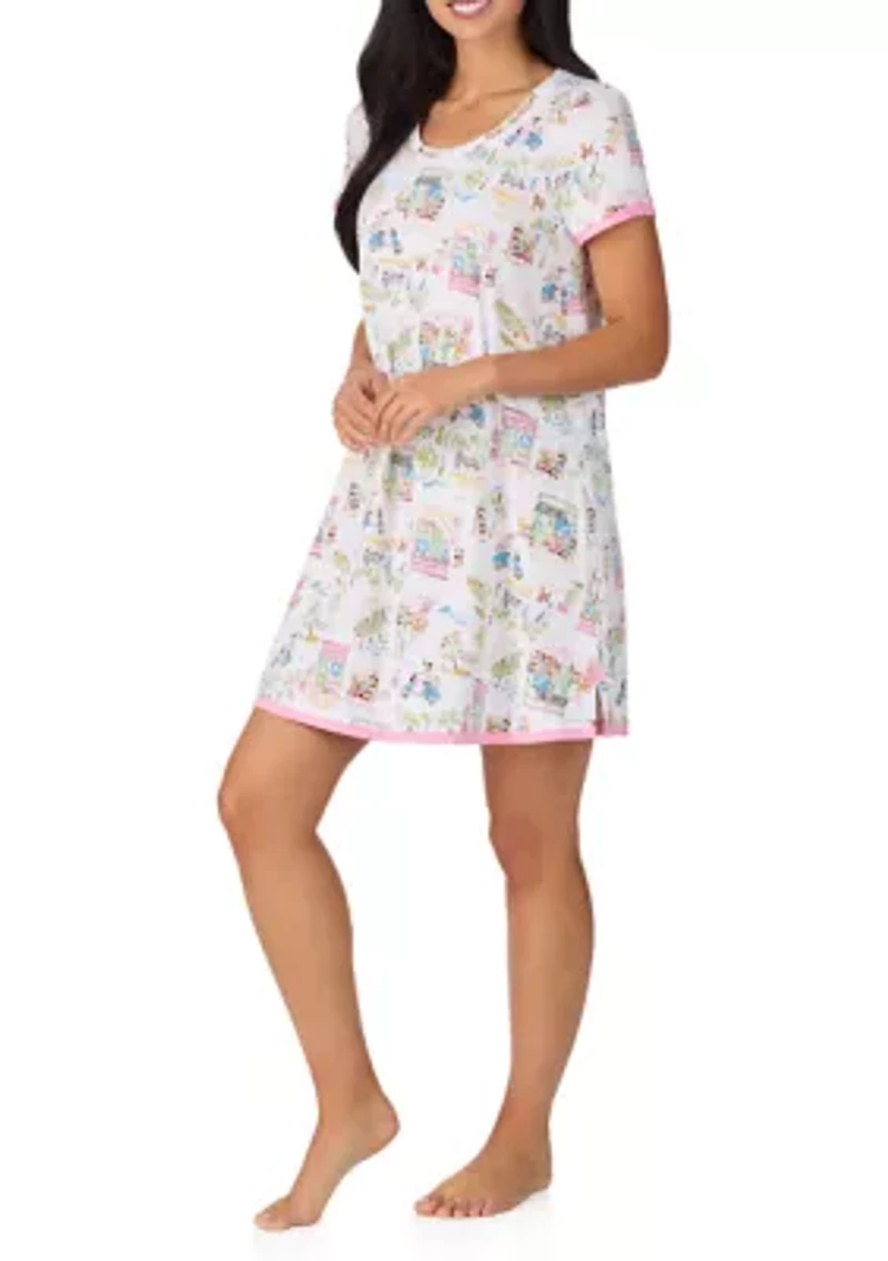 Women's Short Sleeve Sleepshirt