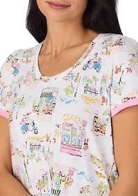Women's Short Sleeve Sleepshirt