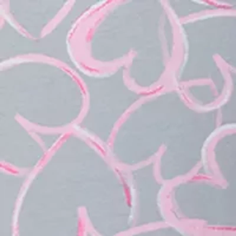 Plus Short Sleeve Printed Cropped Pajama Set