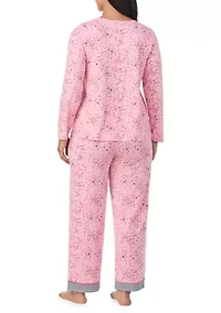 Long Sleeve Top and Pants Pajama Set