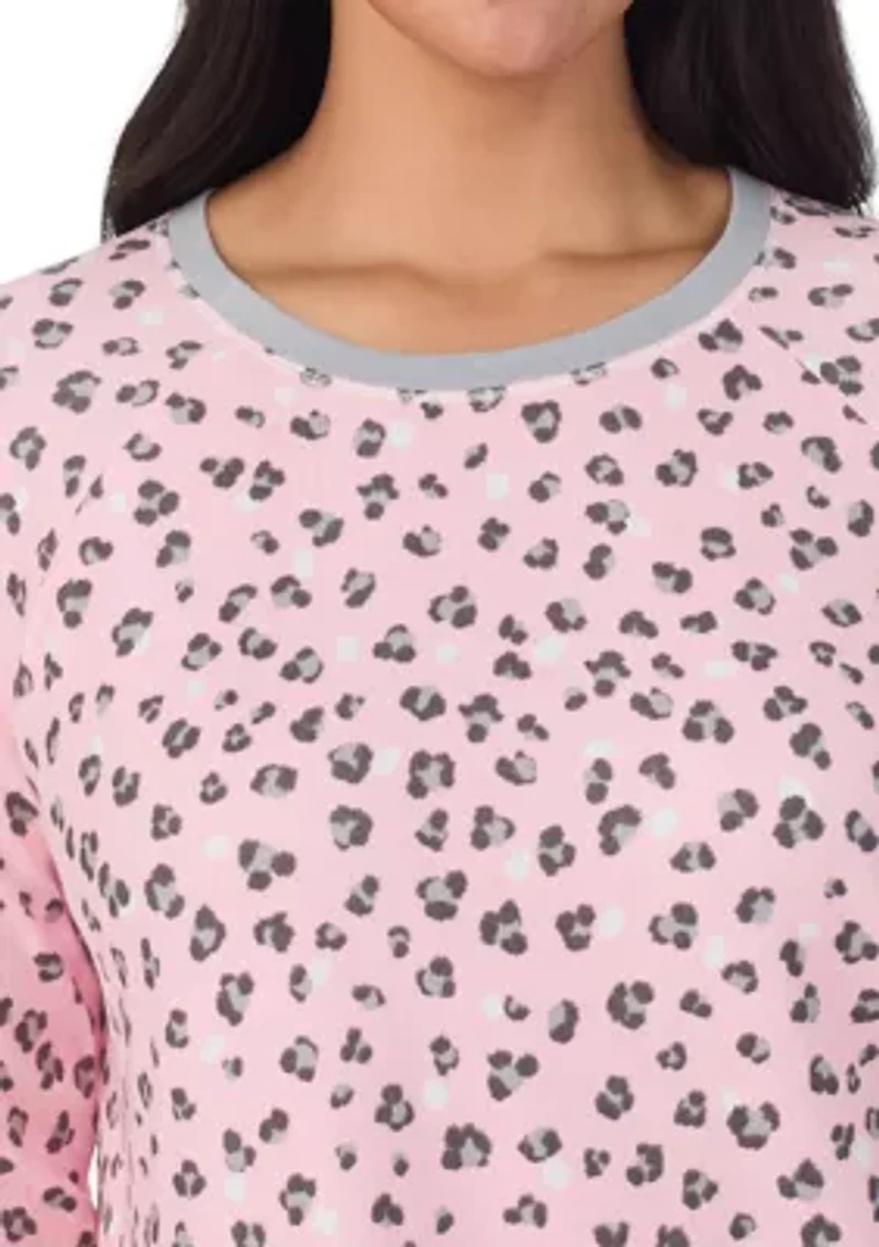 Plus Long Sleeve Jogger Pajama Set