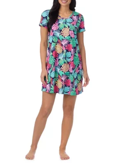 Short Sleeve Sleepshirt Nightgown
