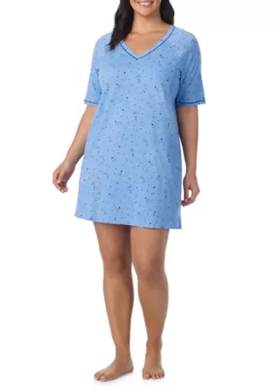 Plus Short Sleeve Sleep Shirt