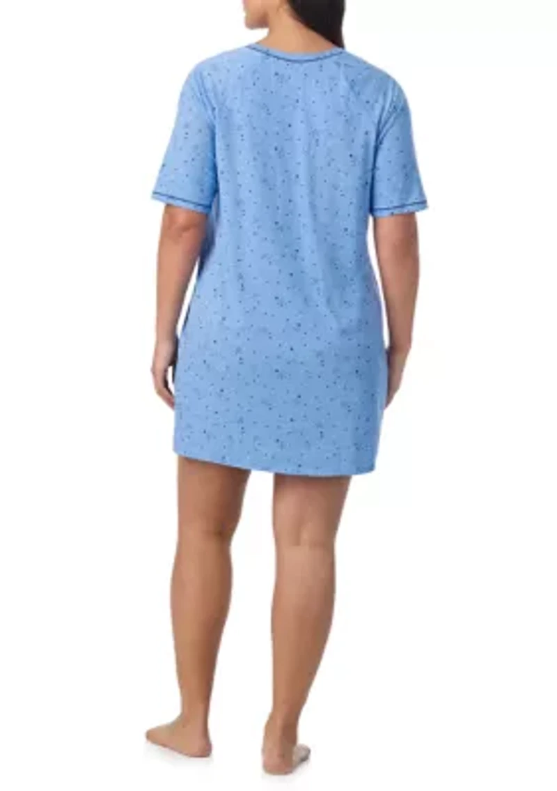 Plus Short Sleeve Sleep Shirt