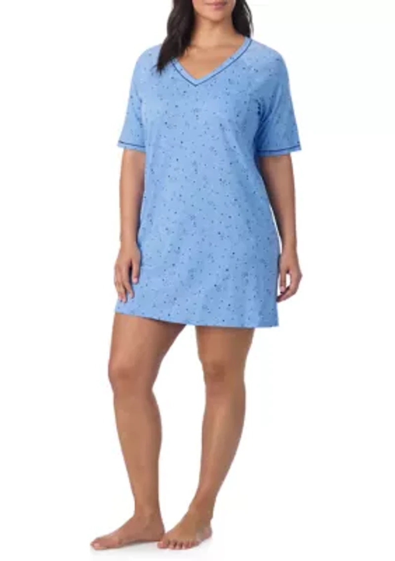 Plus Short Sleeve Sleep Shirt
