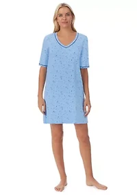 Moisture Wicking Elbow Sleeve Sleep T-Shirt